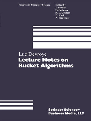 cover image of Lecture Notes on Bucket Algorithms